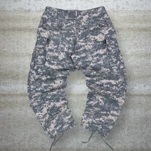 Vintage 90s Military Tactical Pants 36x28 Baggy Wide Digital Camo Large Short